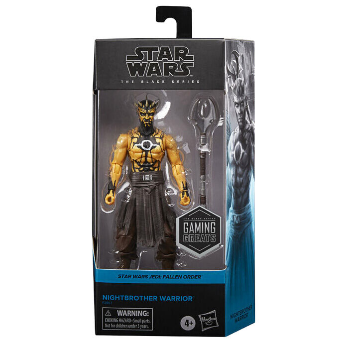 Hasbro - Figurine Black Series Gaming Greats Jedi Fallen Order - Nightbrother Warrior Star Wars - 15 cm avec accessoires Hasbro - Figurine Black Series Gaming Greats Jedi Fallen Order - Nightbrother Warrior Star Wars - 15 cm avec accessoires