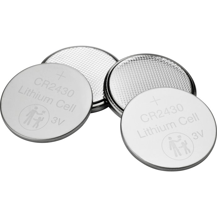 Verbatim CR2430 3V Lithium Batterie (Pack de 4) Verbatim CR2430 3V Lithium Batterie (Pack de 4)