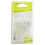 ORYX Lot de 4 pinces à nappe transparentes avec ressort extra-fort