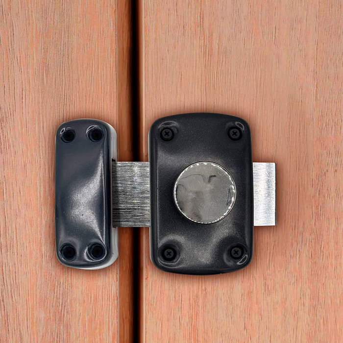 Serrure en applique Micel crr15 Acier gauche-droite Gris Serrure en applique Micel crr15 Acier gauche-droite Gris