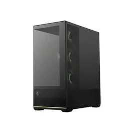 MSI Boîtier PC MAG Pano 110R PZ - Moyen tour ATX - Noir avec verre trempé panoramique, support GPU 400mm, 4 formats de carte mère