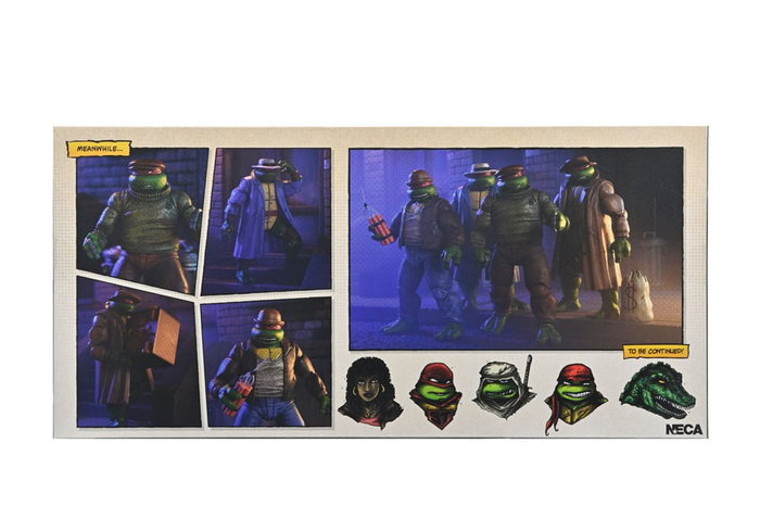 Tortues Ninja Pack de 4 figurines Gangster Turtles 18 cm Tortues Ninja Pack de 4 figurines Gangster Turtles 18 cm