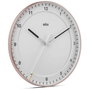 Braun BC 17 PW DCF Horloge murale rose et blanche