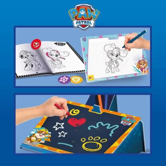 Lisciani - Sac à Dos École et Loisirs Créatifs Paw Patrol avec Cahier de Coloriage, Feutres, Autocollants et Ardoise Effaçable à Sec - Kit Dessin pour Enfants dès 4 Ans Lisciani - Sac à Dos École et Loisirs Créatifs Paw Patrol avec Cahier de Coloriage, Feutres, Autocollants et Ardoise Effaçable à Sec - Kit Dessin pour Enfants dès 4 Ans