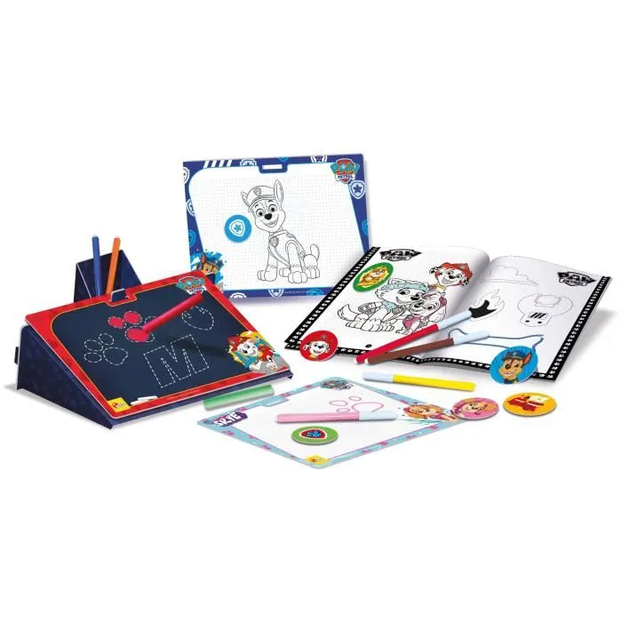 Lisciani - Sac à Dos École et Loisirs Créatifs Paw Patrol avec Cahier de Coloriage, Feutres, Autocollants et Ardoise Effaçable à Sec - Kit Dessin pour Enfants dès 4 Ans Lisciani - Sac à Dos École et Loisirs Créatifs Paw Patrol avec Cahier de Coloriage, Feutres, Autocollants et Ardoise Effaçable à Sec - Kit Dessin pour Enfants dès 4 Ans