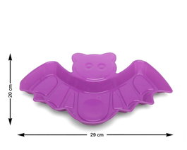 Atosa Assiette Chauve-souris Violette 29 cm
