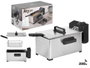 ARGON Friteuse 3L Téflon Acier Inoxydable 2000W