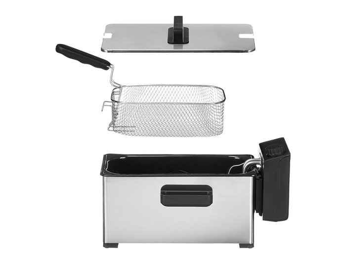 ARGON Friteuse 3L Téflon Acier Inoxydable 2000W