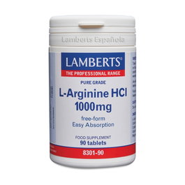 LAMBERTS L-Arginine HCI 1000 mg 90 comprimés