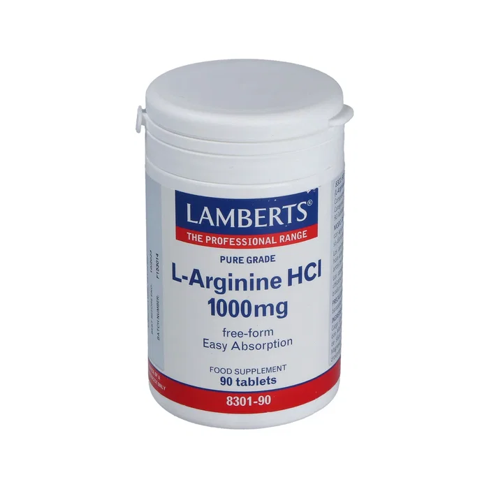 Lamberts L-Arginine HCL 1000mg 90 comprimés