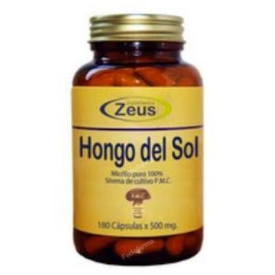ZEUS Hongo Del Sol 180 gélules complément alimentaire Agaricus blazei Vitamine C ZEUS Hongo Del Sol 180 gélules complément alimentaire Agaricus blazei Vitamine C