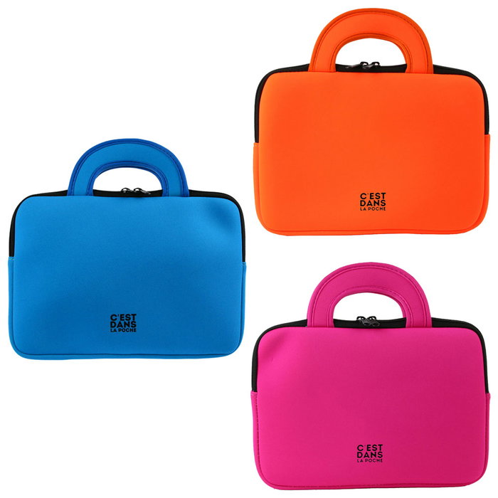 Be Mix Mallette Universelle pour Tablette en Néoprène - Couleurs Fluo Assorties