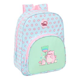 Sac à dos Pembe The pink cat Multicouleur 26 x 34 x 11 cm