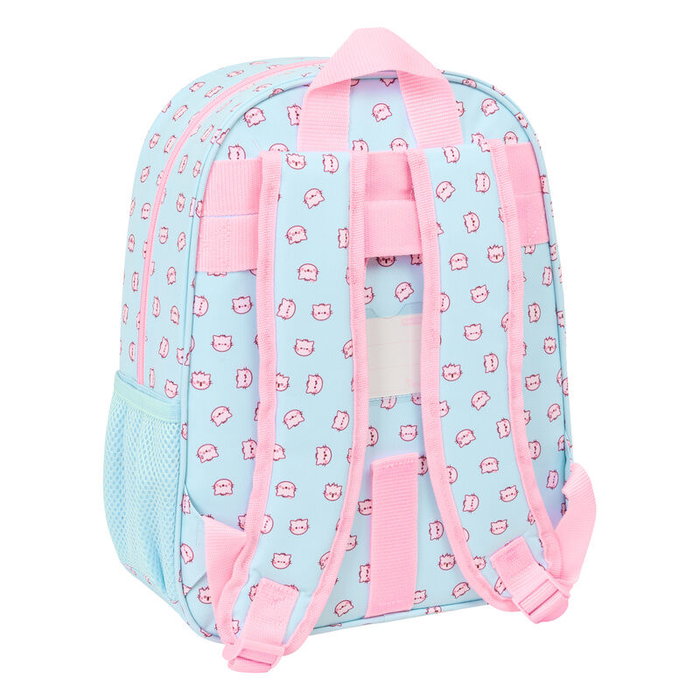 Sac à dos Pembe The pink cat Multicouleur 26 x 34 x 11 cm