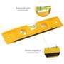 WOLFPACK LINEA PROFESIONAL Niveau magnétique en plastique 230mm