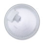 GSC Evolution Applique ronde blanche en PVC et verre E27