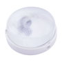 GSC Evolution Applique ronde blanche en PVC et verre E27