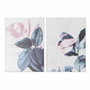 DKD Home Decor Toile Bois MDF Tropicale 50 x 1,8 x 70 cm