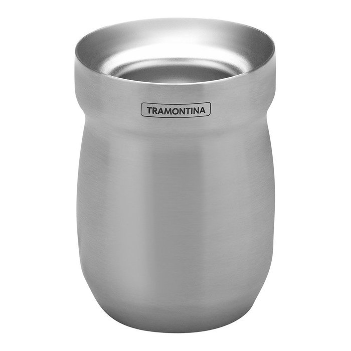 Tramontina Récipient pour maté en acier inoxydable 240 ml Tramontina Récipient pour maté en acier inoxydable 240 ml