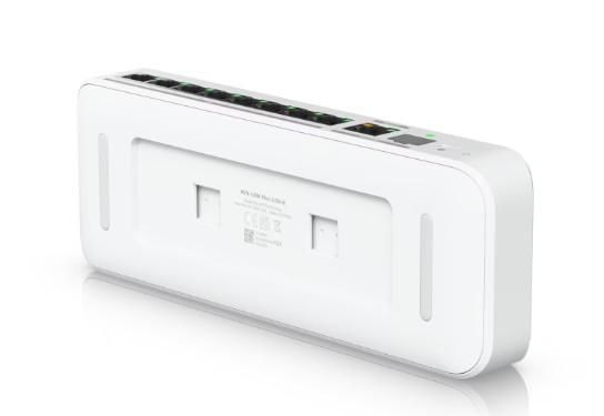 Ubiquiti Switch 60 Gbps, débit de commutation 45 Mpps, VLANs 256, alimentation AC/DC externe 15W