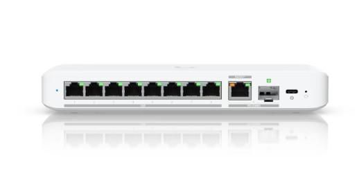 Ubiquiti Switch 60 Gbps, débit de commutation 45 Mpps, VLANs 256, alimentation AC/DC externe 15W