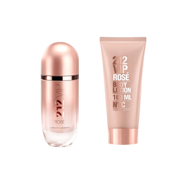 Carolina Herrera Coffret 212 VIP Rose: Eau de Parfum 80 ml et Lotion Corps 100 ml pour Femme