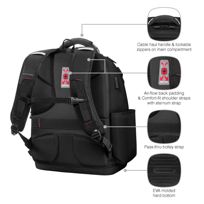 Wenger Professional 17 Tool Backpack Black