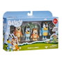 Moose Toys Coffret de 4 figurines de la famille de Bluey