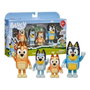 Moose Toys Coffret de 4 figurines de la famille de Bluey