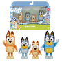 Moose Toys Coffret de 4 figurines de la famille de Bluey