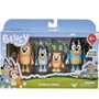 Moose Toys Coffret de 4 figurines de la famille de Bluey