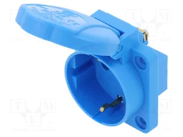 SEZ DK VZ 16S Socle femelle d'alimentation AC 16A Uni-Schuko
