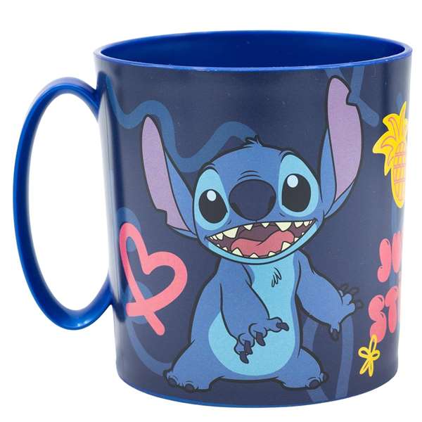 Stor - Tasse Stitch Palms avec motif, 350 ml, apte au micro-ondes