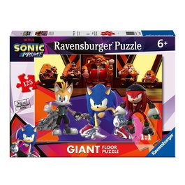 Ravensburger Puzzle géant 125 pièces - Sonic - Jeu éducatif et stimulant pour enfants à partir de 6 ans