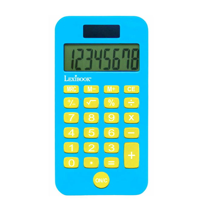 LEXIBOOK Calculatrice de poche Stitch Disney Classic C45D - Fonctions basiques et avancées - Alimentation solaire et batterie AG10 de secours - Pour enfants 3 ans et plus LEXIBOOK Calculatrice de poche Stitch Disney Classic C45D - Fonctions basiques et avancées - Alimentation solaire et batterie AG10 de secours - Pour enfants 3 ans et plus