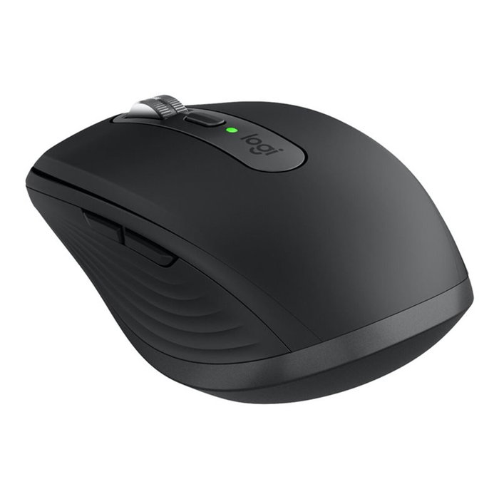 Logitech MX Anywhere 3S Souris sans fil Bluetooth avec capteur Darkfield 8000 DPI, rechargeable USB-C, graphité