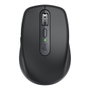 Logitech MX Anywhere 3S Souris sans fil Bluetooth avec capteur Darkfield 8000 DPI, rechargeable USB-C, graphité