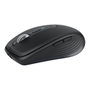 Logitech MX Anywhere 3S Souris sans fil Bluetooth avec capteur Darkfield 8000 DPI, rechargeable USB-C, graphité