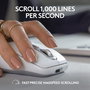 Logitech MX Anywhere 3S Souris sans fil compacte performance - Série Master - Capteur 8K, MagSpeed, Bluetooth, USB-C rechargeable, pour macOS, Windows