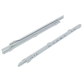 HERRAJES ALK Guide de Roues Cierre con Caída Gris Largo 500mm pour Tiroirs Set de 100