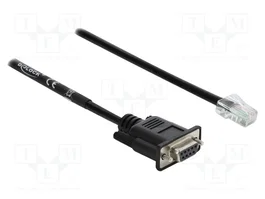 DELOCK Câble D-Sub 9 broches femelle vers RJ45 2m