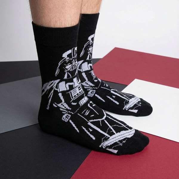 Cerdà T3845 Pack de 5 chaussettes Star Wars, motif multicolore, coton, taille 38/45, à partir de 3 ans Cerdà T3845 Pack de 5 chaussettes Star Wars, motif multicolore, coton, taille 38/45, à partir de 3 ans