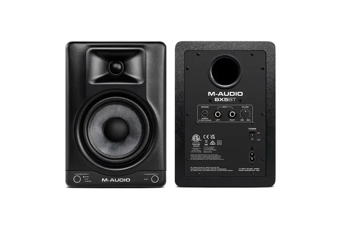 M-Audio BX5 Bluetooth Par de moniteurs de studio biamplifiés 120W avec Bluetooth 5.0 M-Audio BX5 Bluetooth Par de moniteurs de studio biamplifiés 120W avec Bluetooth 5.0