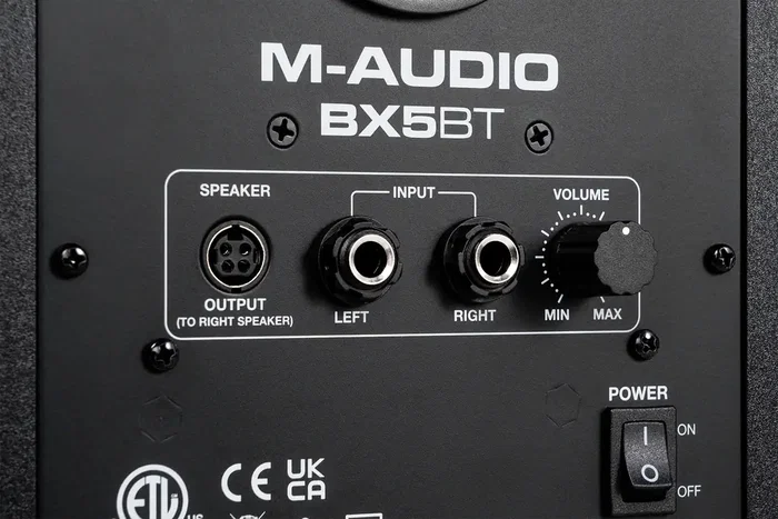 M-Audio BX5 Bluetooth Par de moniteurs de studio biamplifiés 120W avec Bluetooth 5.0 M-Audio BX5 Bluetooth Par de moniteurs de studio biamplifiés 120W avec Bluetooth 5.0