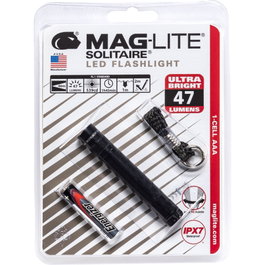 Maglite Solitaire LED Mini Lampe de Poche, Noir