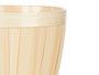 Ibergarden Cache-pot rond en bambou naturel 15 cm (Set de 24)
