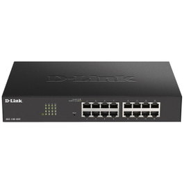 D-Link Switch 16 Ports Gigabit Gestionable Noir 10/100/1000 avec VLAN QoS et Jumbo Frames