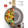 Arthur Martin AM1052 Ensemble de 3 poêles en céramique, Ø 20-24-28 cm, induction, taupe