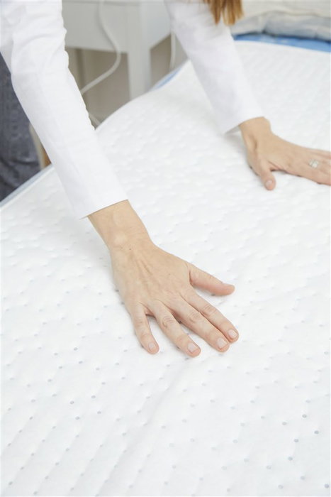 Beurer TS-19 (304.06) Couverture chauffante électrique individuelle à 3 niveaux en feutre et câble amovible pour le dos et nuque
