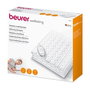 Beurer TS-19 (304.06) Couverture chauffante électrique individuelle à 3 niveaux en feutre et câble amovible pour le dos et nuque